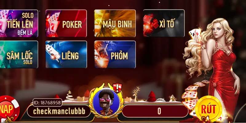 liêng Manclub giao diện ba lá kịch tính